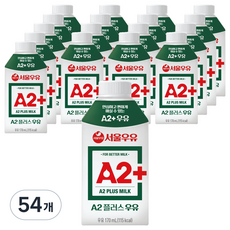 서울우유 A2플러스 멸균 우유, 170ml, 54개
