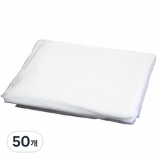 일자형 쓰레기봉투 반투명 80 x 105 cm, 80L, 50개