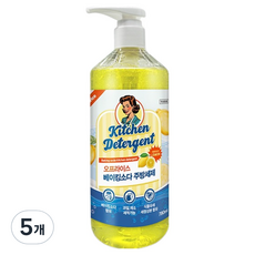 오프라이스 베이킹소다 주방세제 레몬향, 780ml, 5개