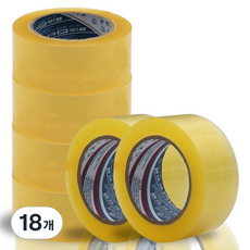 三韓 輕包裝 OPP 封箱膠帶 100m, 透明, 18個