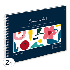 MUNID 感性繪圖本 Flower garden, 2個