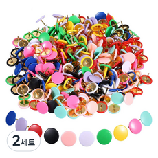 Khohimo 多用途圓圖釘 10種顏色組 4W430, 2套, 300入