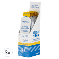 UltimatePotential 跑步能量膠 Pre Power Gel 6入, 3個, 240g