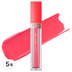 클리오 멜팅 듀이 립틴트, 08베얼리핑크, 5개, 3.1g