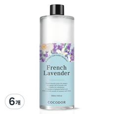 코코도르 디퓨저 리필, 프렌치라벤더, 500ml, 6개