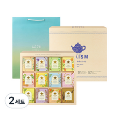 쌍계명차 티이즘 티 포레스트 더즌 12종 x 10p 세트 + 쇼핑백, 2세트, 티 12종 x 10p + 쇼핑백
