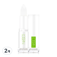 L'OCEAN 維他命條裝Snow護唇膏, 01_雪珍珠, 3.5克, 2個