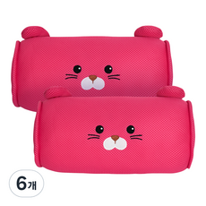 Toritori 倉鼠汽車頸枕, 6個, 粉紅色