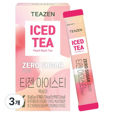 TEAZEN 茶禪 零糖水蜜桃冰茶, 5g, 3個, 10入
