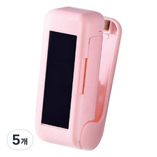 앞날창창 가정용 미니 실링기, 핑크, 5개