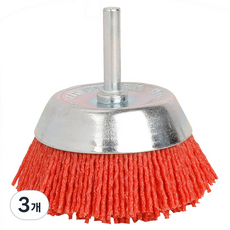 워크프로 나일론 컵브러쉬 50mm WP407015, 3개
