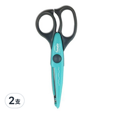 tomato 花邊剪刀 TS-18003 山脈 手工藝剪刀 紙張照片花邊剪裁, 2支