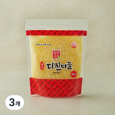 황보마을 국내산 다진마늘, 400g, 3개
