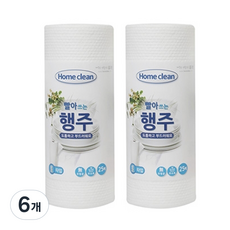 홈크린 빨아쓰는 일회용 행주, 25개입, 6개
