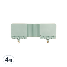 안녕마켓 접이식 싱크대 물막이, 라이트 블루, 4개