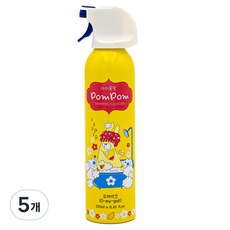 아이몽땅 유아 거품목욕 놀이 바디클렌저 오마이갓 망고향, 5개, 250ml