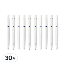 ZEBRA 斑馬牌 blen 凝膠墨水筆 0.5mm, 白桿 + 藍色墨水, 30個