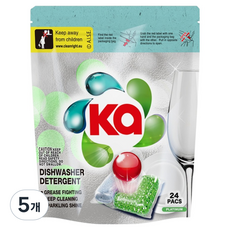 카포드 식기세척기 캡슐세제 플래티넘 24p, 288g, 5개