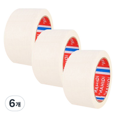 Dada 遮蔽紙膠帶 50mm x 15m, 白色, 6個