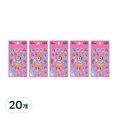 라인프렌즈 BT21 소프트 스티커, 망, 20개