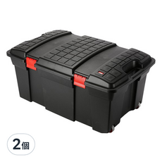 KEYWAY 聯府 強固型行動 DK-105 附蓋帶輪 105L 整理箱 收納箱 2個