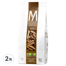 만치니 Rigate Integrali 통밀 펜네, 2개, 500g