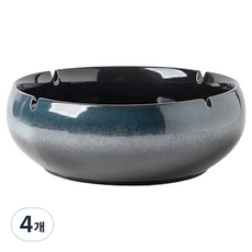 데일리온 도자기 재떨이 오버사이즈, 원형, 4개