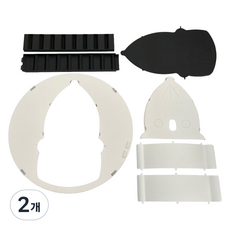 K-BOUND 人道大量捕捉捕鼠器 白色 分離式 OPP包裝, 2個, 1入