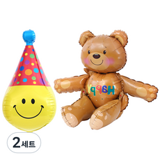 快樂泰迪熊和 Gokal 微笑, 2組, 混色