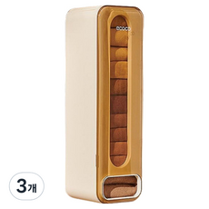 ecoco 意可可 Nanyz 第二代壁掛式內衣褲收納盒, 奶油黃, 3個