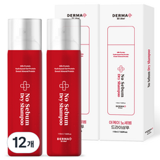 아케이 더마 노세범 휴대용 드라이샴푸 프레쉬 우디머스크향, 110ml, 12개