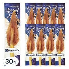네츄럴이엑스 강아지 스페셜라이트 수제 건조간식, 혼합맛(닭고기/한우내피), 10g, 30개