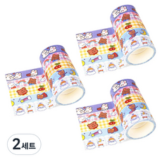 indi.k 夢境之旅紙膠帶 5款 3入組, 2套, 混色