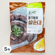 풀무원 풀스키친 쫄깃통통찰순대, 1kg, 5개