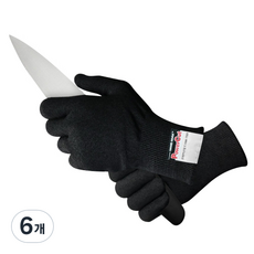 HAND MAX POWER CUT 5 防割手套, 6個, 黑色
