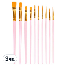 City 水彩筆組 粉紅色, 3套, 10種