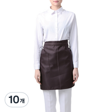 WELLPRON Novaside 半身圍裙, 10個, 棕色