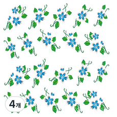 Beauty Pop PACK 水轉印美甲貼紙 E, 33, 4個