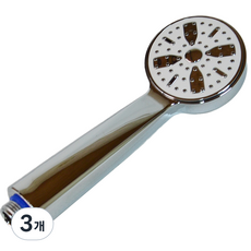 심폼 클린 샤워기 헤드 CR, 3개, 화이트