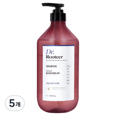 닥터루티어 맥주효모 탈모증상완화 샴푸 자스민향, 5개, 1L