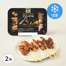 한강씨엠 야키토리묵 모둠꼬치 (냉동), 375g, 2개