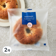 도제식빵 탕종 베이컨 레드페퍼 베이글, 90g, 1개입, 2개