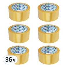 Woolim 輕量包裝箱膠帶 透明 57mic*48mm*50m, 36個