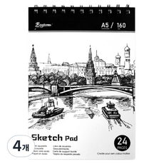 이지스토어 잘그려지는 스케치북, A5, 4개, 24매