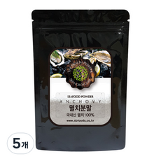 성보식품 국내산 멸치 분말, 150g, 5개