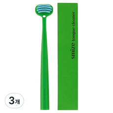 舌苔清潔器 綠色, 1件, 3個