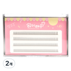 Jelly Hammer High Lash 大容量單株假睫毛 4排 12mm, 芭比A, 2個