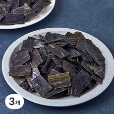 주일 무결점 해풍맞은 완도 자른다시마, 3개, 500g