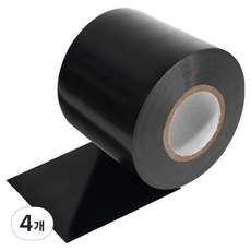 World Clean 寬電氣絕緣膠帶 50mm*30m 黑色, 4個