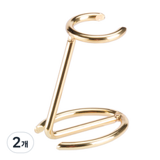 男士用 Dahaeyu 刮鬍刷架 收納架 支架 金色, 1入, 2個